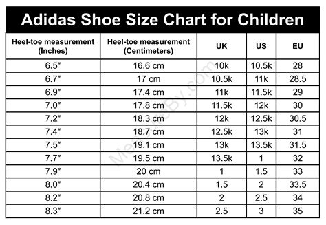 adidas za colour chart